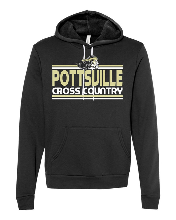 '26 Pottsville Apache Cross Country - Retro Lines