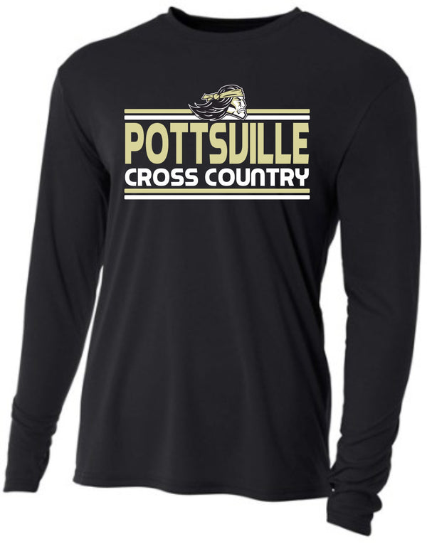 '26 Pottsville Apache Cross Country - Retro Lines