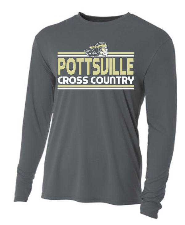 '26 Pottsville Apache Cross Country - Retro Lines