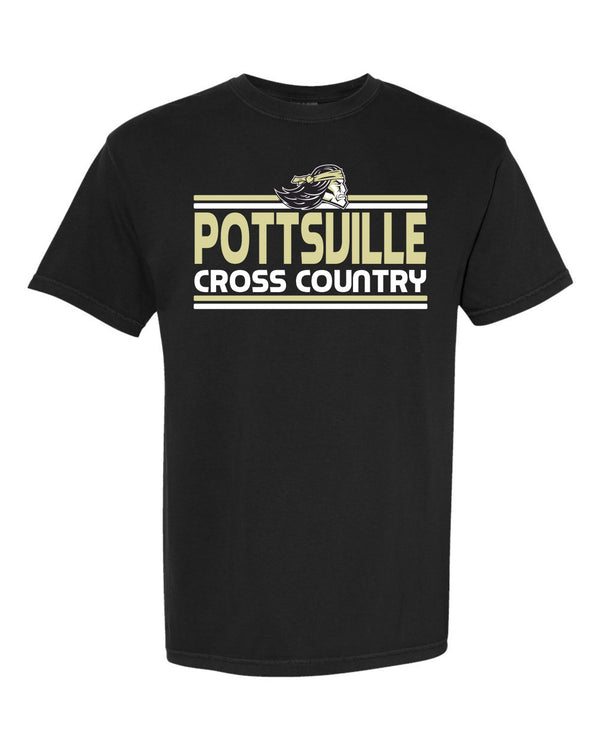 '26 Pottsville Apache Cross Country - Retro Lines
