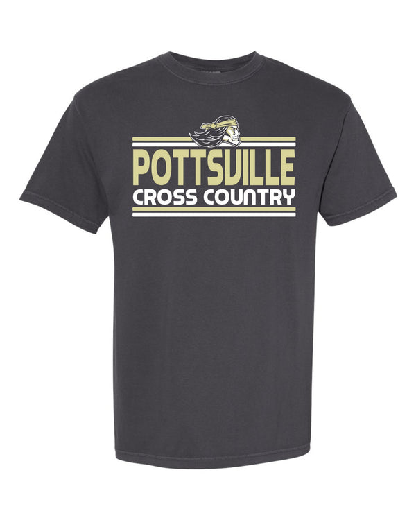 '26 Pottsville Apache Cross Country - Retro Lines