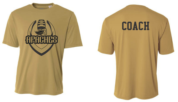 '26 Pottsville Pee Wee Apache Football - Vegas Gold
