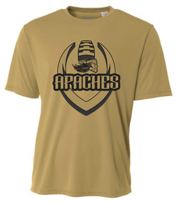 '26 Pottsville Pee Wee Apache Football - Vegas Gold