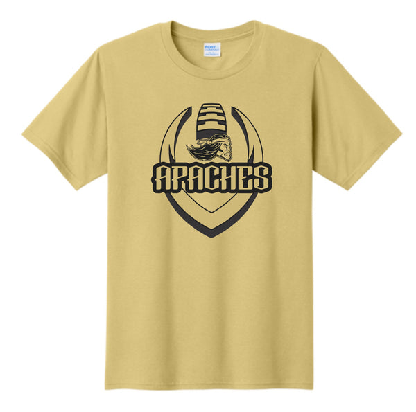 '26 Pottsville Pee Wee Apache Football - Vegas Gold
