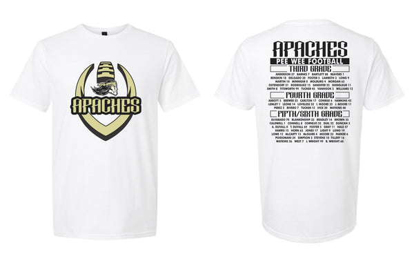 '26 Pottsville Pee Wee Apache Football - White