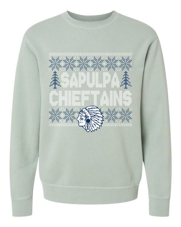 '24 Sapulpa Chieftains TAPS - Sweater Knit Mascot