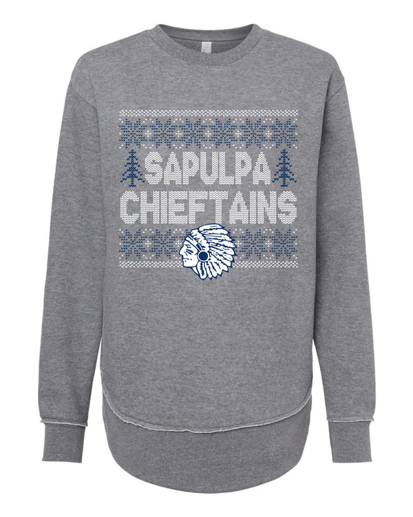 '24 Sapulpa Chieftains TAPS - Sweater Knit Mascot