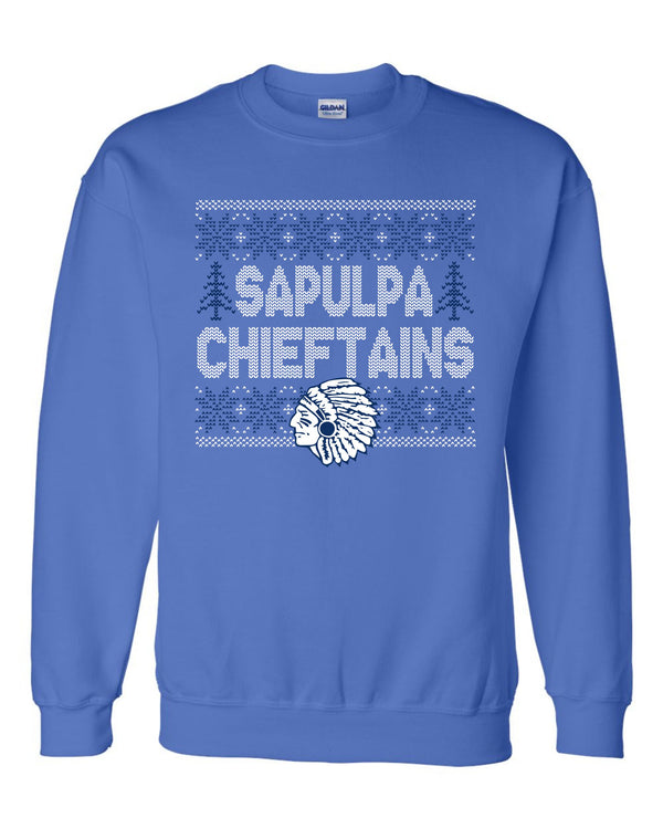 '24 Sapulpa Chieftains TAPS - Sweater Knit Mascot