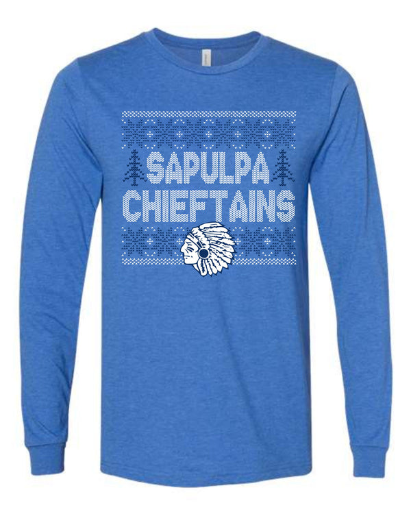 '24 Sapulpa Chieftains TAPS - Sweater Knit Mascot