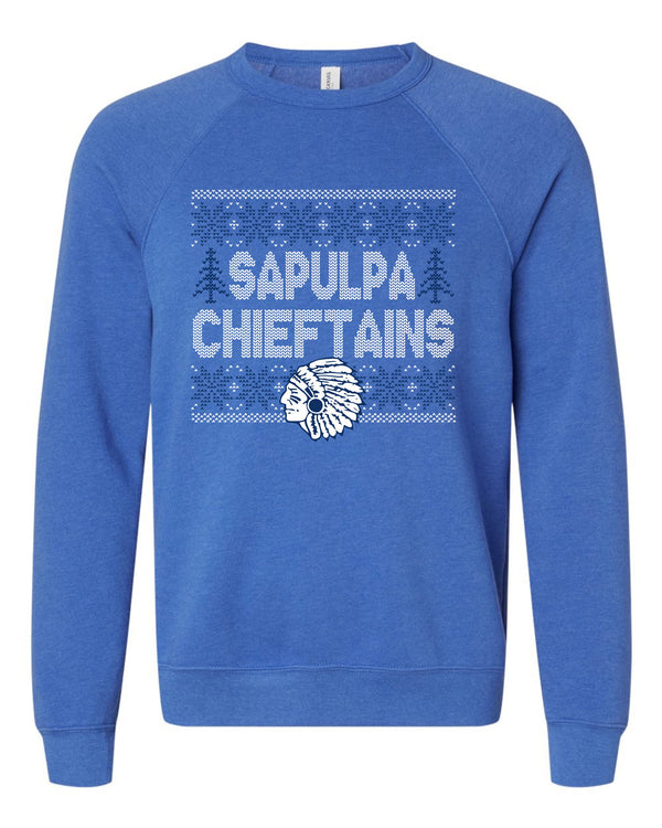 '24 Sapulpa Chieftains TAPS - Sweater Knit Mascot