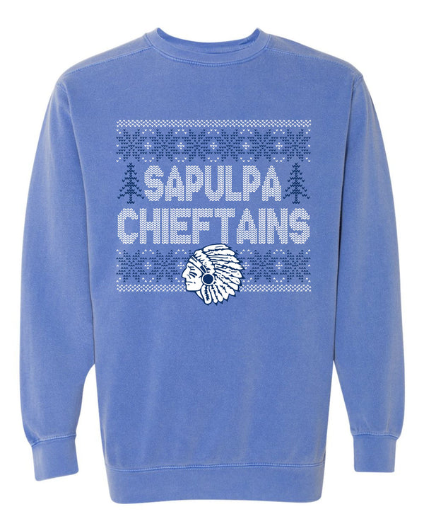 '24 Sapulpa Chieftains TAPS - Sweater Knit Mascot