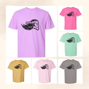 '25 Apache Mascot Logo Short Sleeve - Multiple Shirt Colors