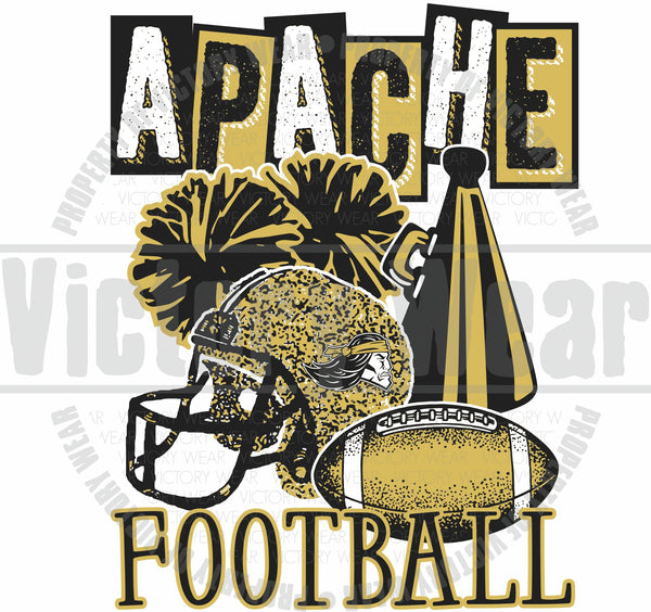 Apache Football & Cheer - PNG