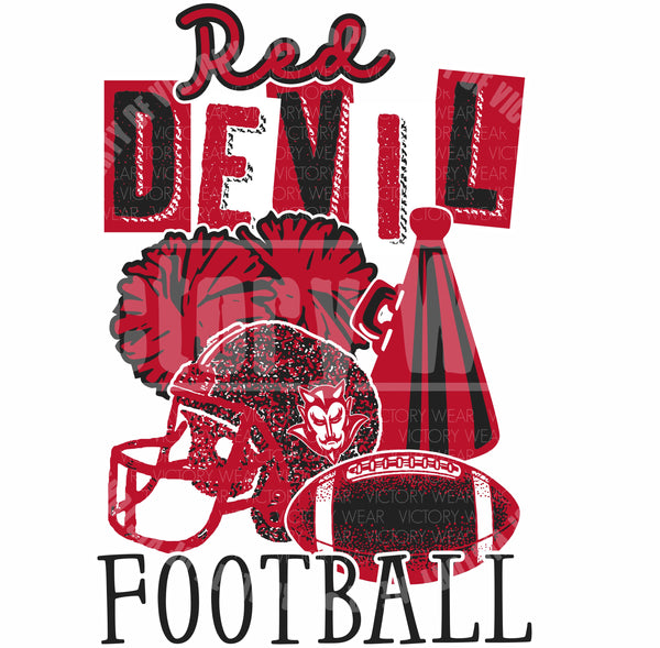 Red Devil Football - PNG