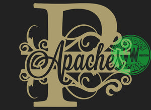 Pottsville Apaches Design #4